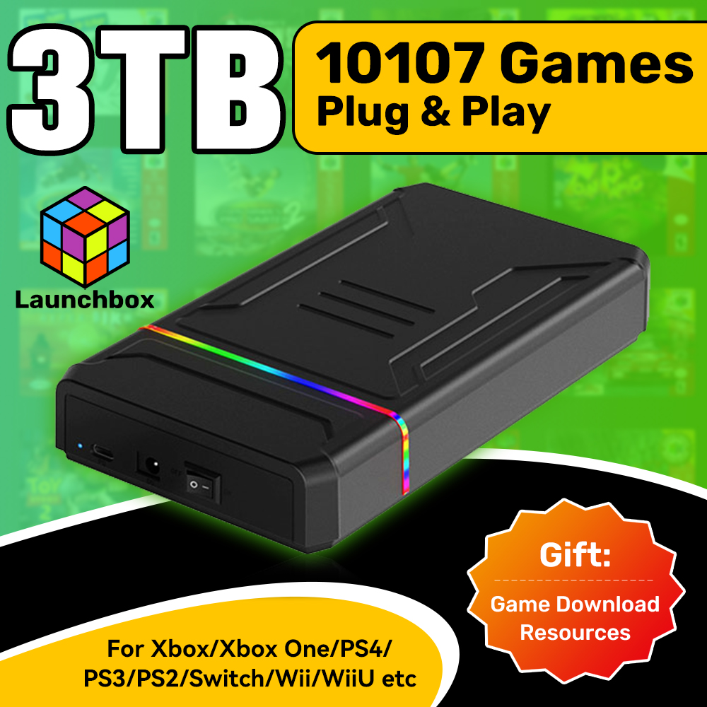 Gaming Console Os - 3T игровая HDD Launchbox OS ретро