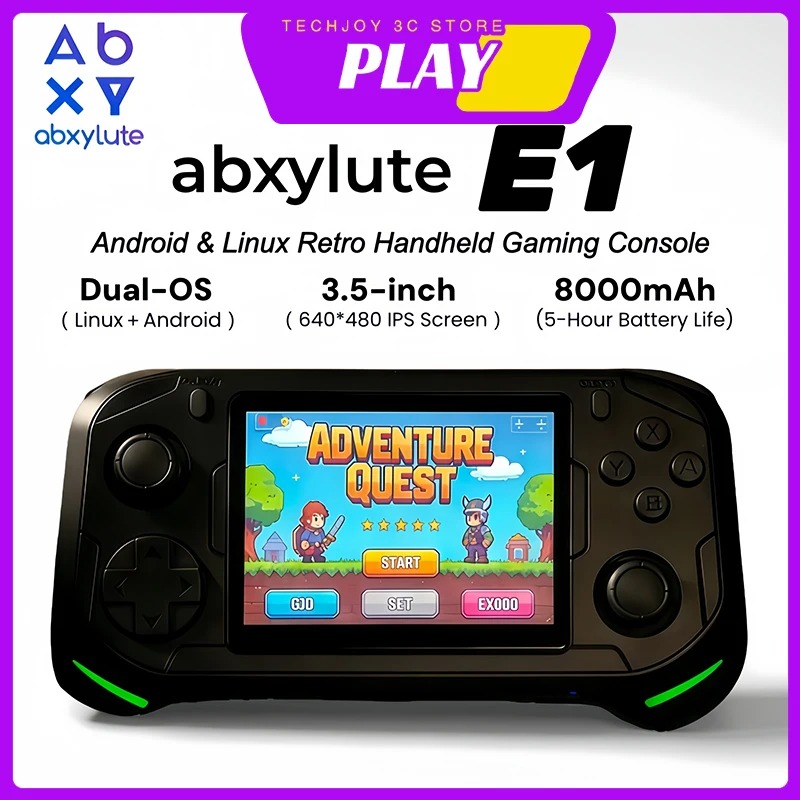 Gaming Console Os - Портативная игровая консоль Abxylute E1 RK3566