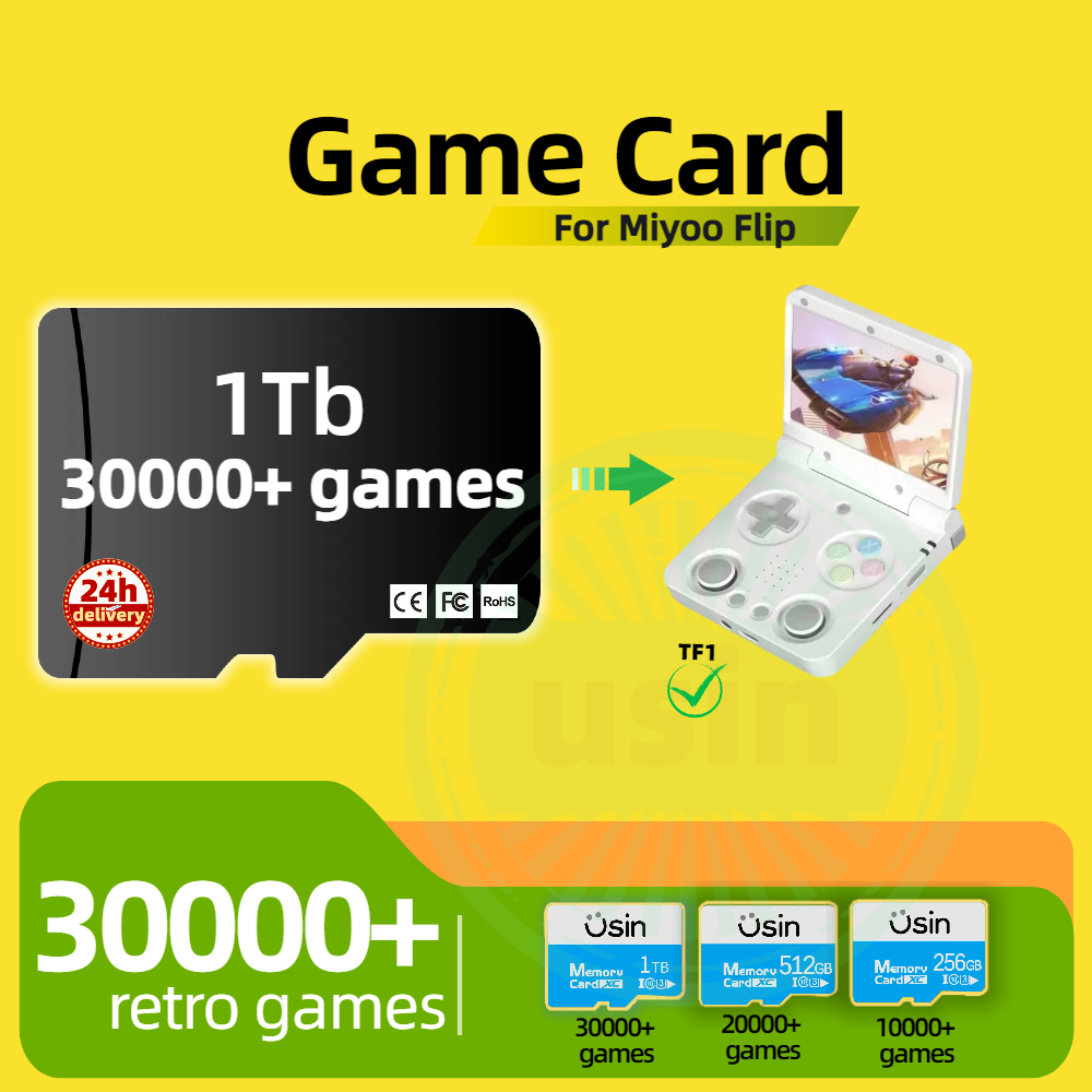 Gaming Console Handheld Retro - Игровая карта для Miyoo Flip 30000+