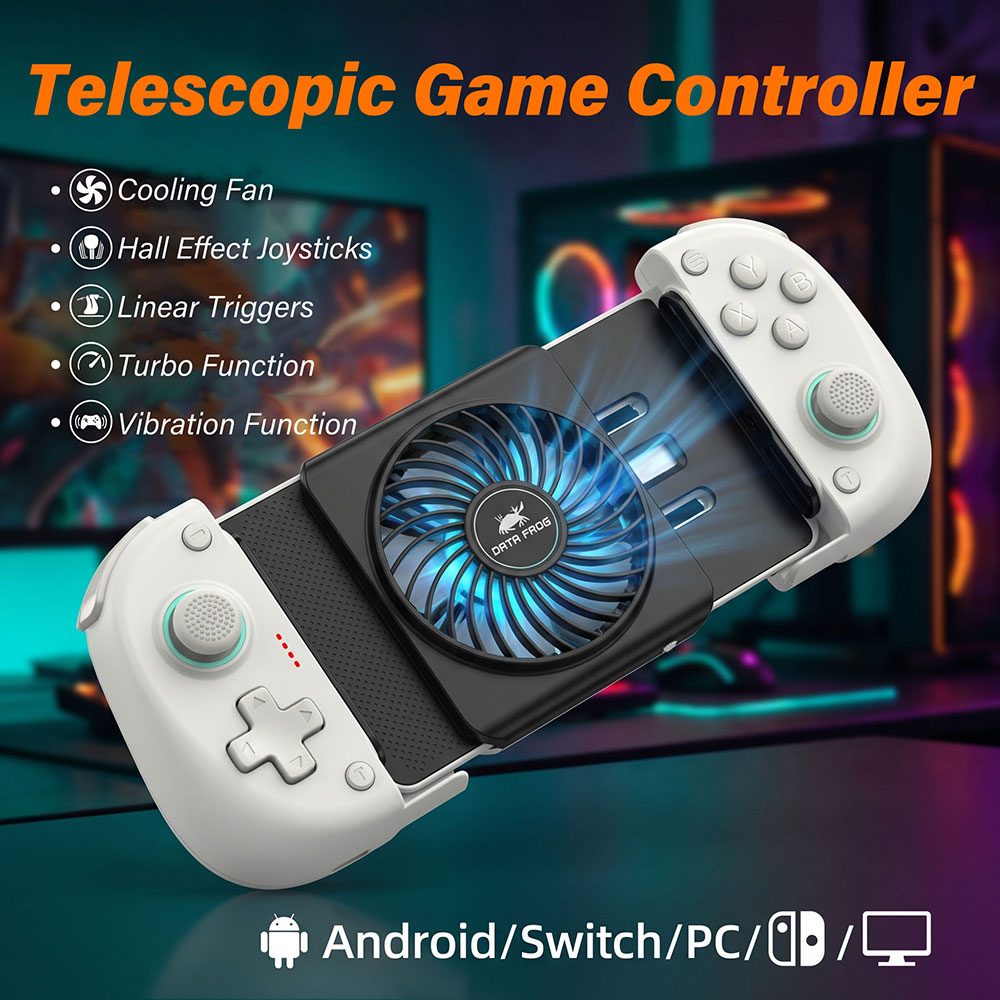 Gaming Console For Phone - Беспроводной игровой контроллер с охлаждающим вентилятором,