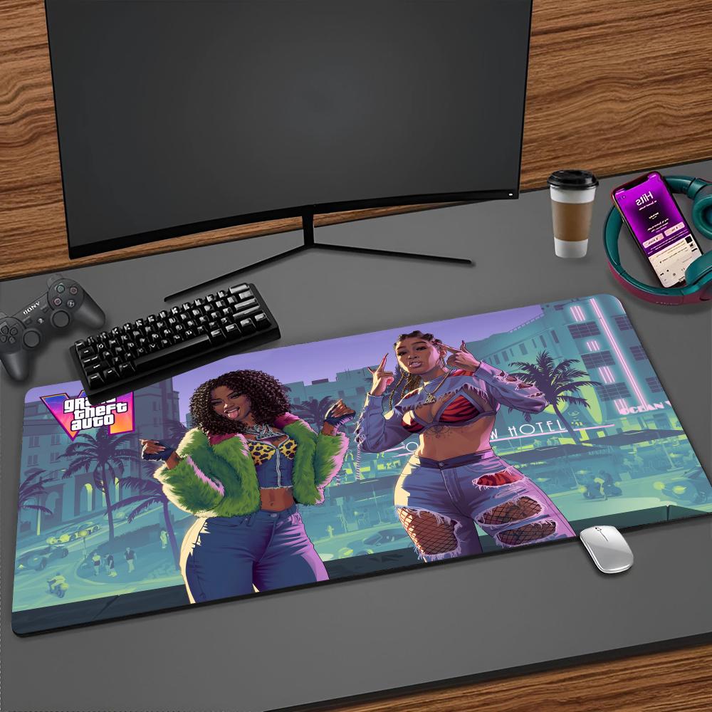 Gaming Console With Gta - Коврик для мыши Rockstar GTA 6