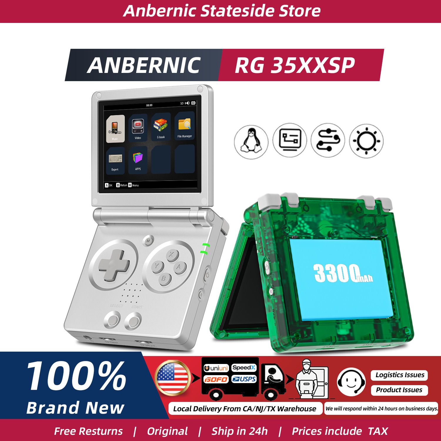 Игровая консоль ANBERNIC RG35X – обзор и цена Gaming Console Years