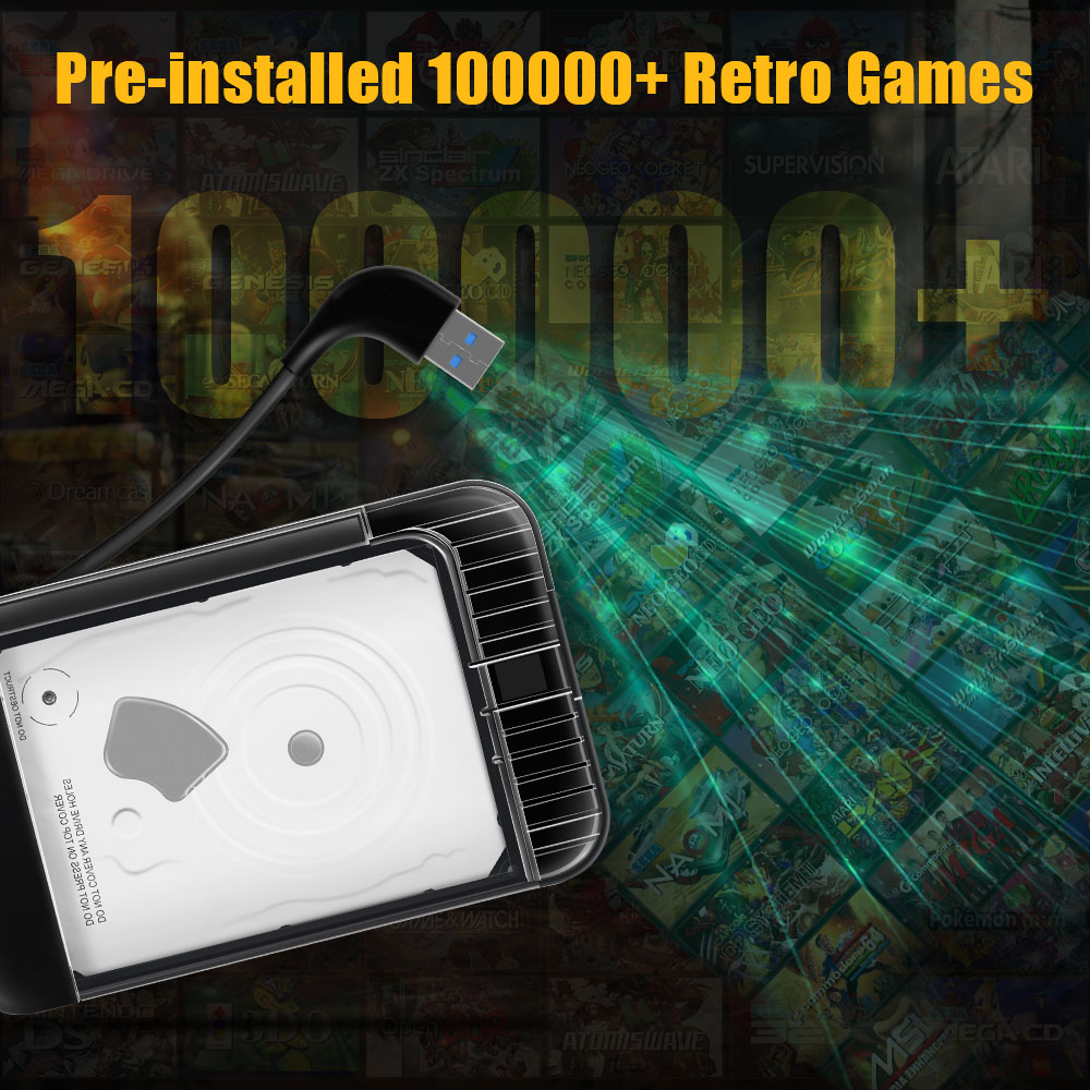 JMachen Hyper Base RB 2 ТБ игр – обзор и цена Gaming Console Os