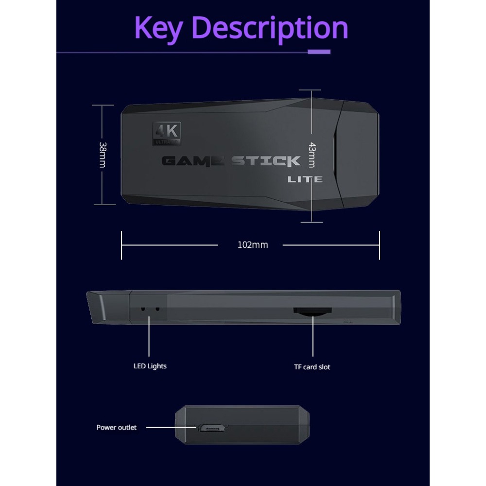Портативная игровая консоль 4K – обзор и цена Gaming Console Sale