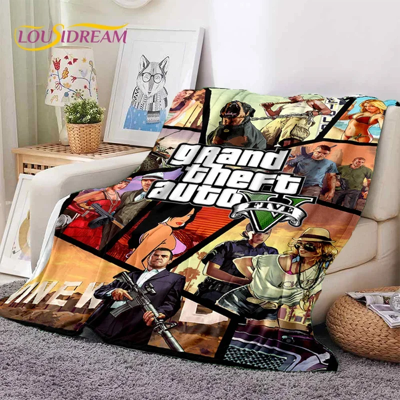 Мягкое фланелевое одеяло GTA G – обзор и цена Gaming Console With Gta
