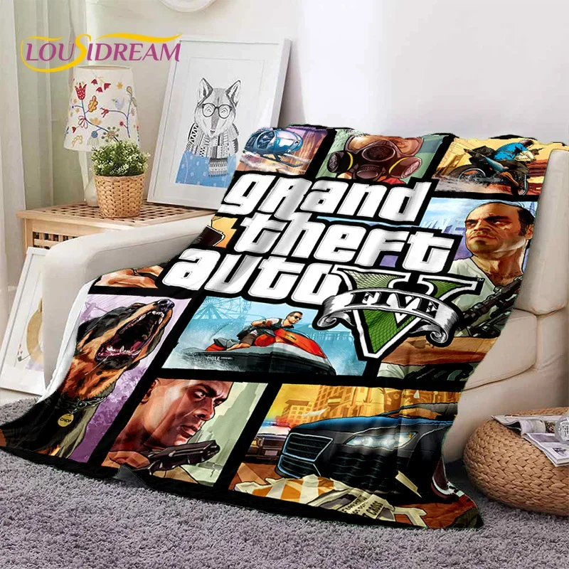 Мягкое фланелевое одеяло GTA G – обзор и цена Gaming Console With Gta