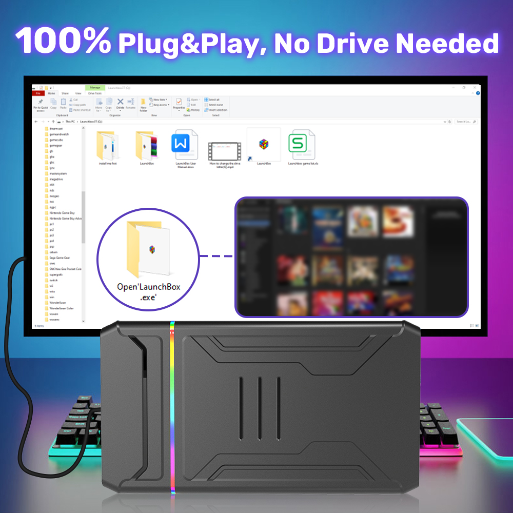 Игровой жесткий диск Launchbox – обзор и цена Gaming Console Os