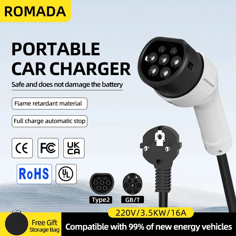 Зарядный кабель ROMADA 16A 3.5 – обзор и цена Pc Gaming Handheld Console